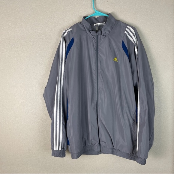 Adidas Track Jacket Windbreaker Size XL - Picture 1 of 9